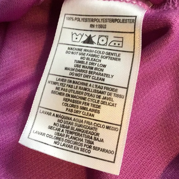 BERMUDA SANDS lady’s top XL light purple  EUC - Picture 5 of 5